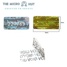 Warranty Labels Void Stickers Serial Number Security Seal Asset Tamper Proof 
