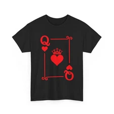 Queen Hearts Card Costume - Playing Cards - Queen of Hearts T-Shirt