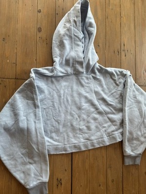 Alo Yoga Bae Cropped Hoodie Baby Blue. Long Sleeve Women s Size Large