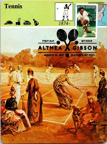 Dr Jim Stamps Maximum Card Black Heritage Althea Gibson Forever Fdc