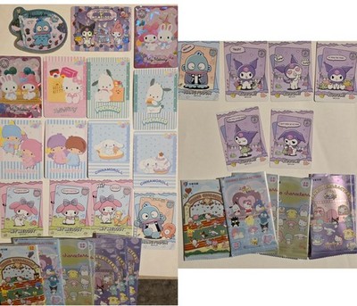 Kuromi Sanrio My Melody Hello Kitty Hangyodon Cinnamoroll Pochacco Official Set