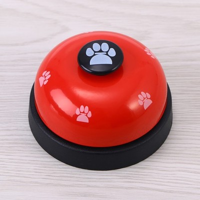 2 Stück Pet Potty Dining Trainingsglocken Footprint Pattern Kommunikationsgerät