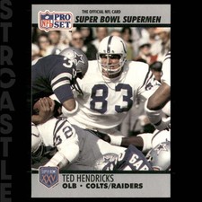 1990 Pro Set Super Bowl XXV Silver Anniversary - Ted Hendricks #97