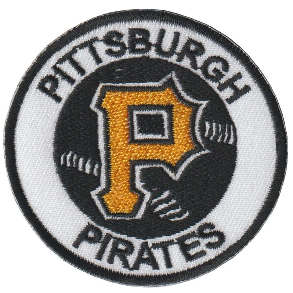 Wholesale Pittsburgh Pirates Baseball Logo Size 2.6"x2.6" Sew Iron on Patches - Image 4 of 4