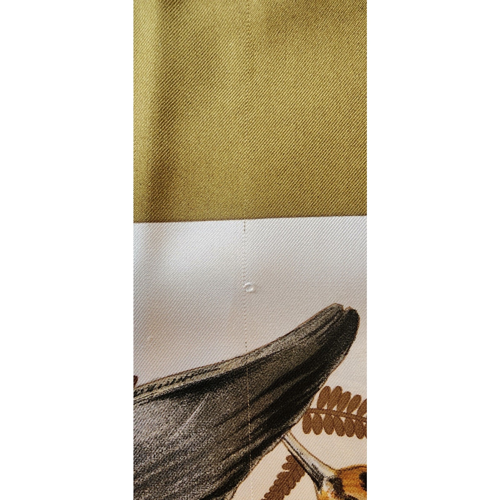 Vintage HERMES Silk Scarf Gibiers Game Animals Print Rabbits Birds Linares