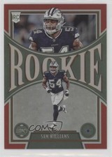 2022 Panini Chronicles Legacy Update Rookies Red Prizm 82/99 Sam Williams 1u6