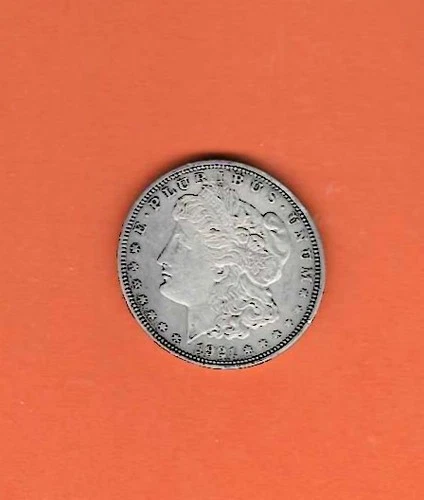 1921  MORGAN SILVER DOLLAR VF/EF