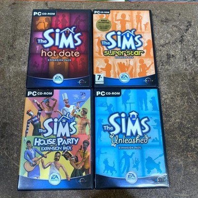 Die Sims Hot Date, House Party, Superstar & Unleashed Strategie PC Videospiele