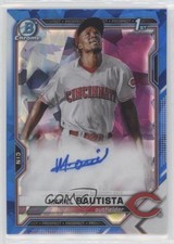 2021 Bowman Sapphire Edition Chrome Prospects Mariel Bautista #BSPA-MB Auto 0zd5