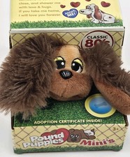 New Pound Puppies Classic 80 s Collection Mini s Plush 2025 Hasbro Brown Shades