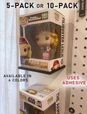 Funko Pop Floating Display Shelf, Adhesive Strips Included (FOR SOFT CASES)