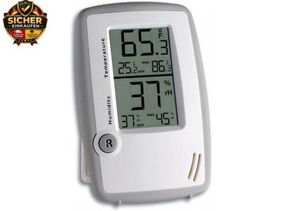 Digitales Thermo-Hygrometer, 30.5015.02, Innentemperatur/Luftfeuchtigkeit,