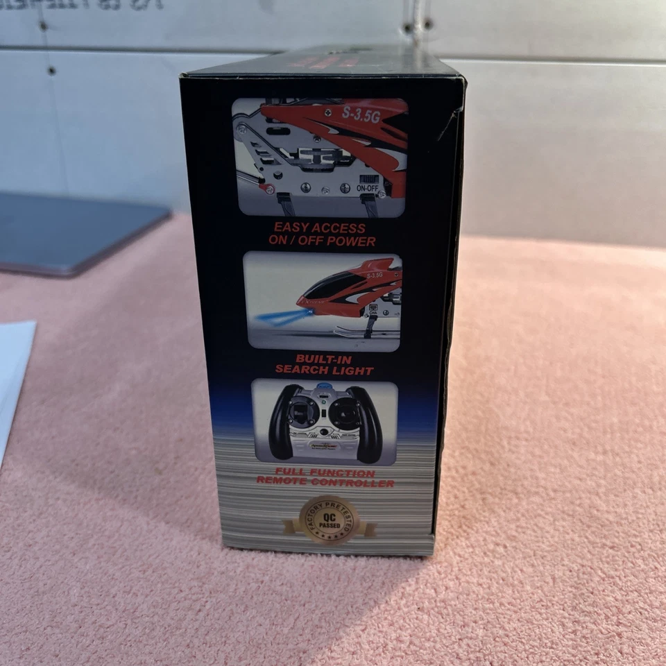 Mini Remote Control Helicopter Sums RC Helicopter 3.5CH Toy Gifts for Kids New - Image 2 of 4