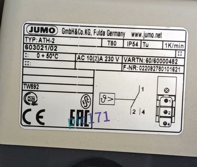 1PCS ATH-2 603021/02 0+50  JUMO Temperature sensor Brand new Fedex or DHL