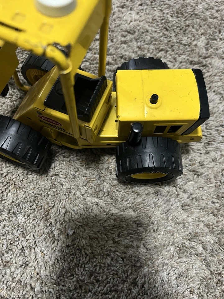 Empilhadeira Tonka vintage da década de 1970 brinquedo aço prensado 52900 - Imagem 4 de 4