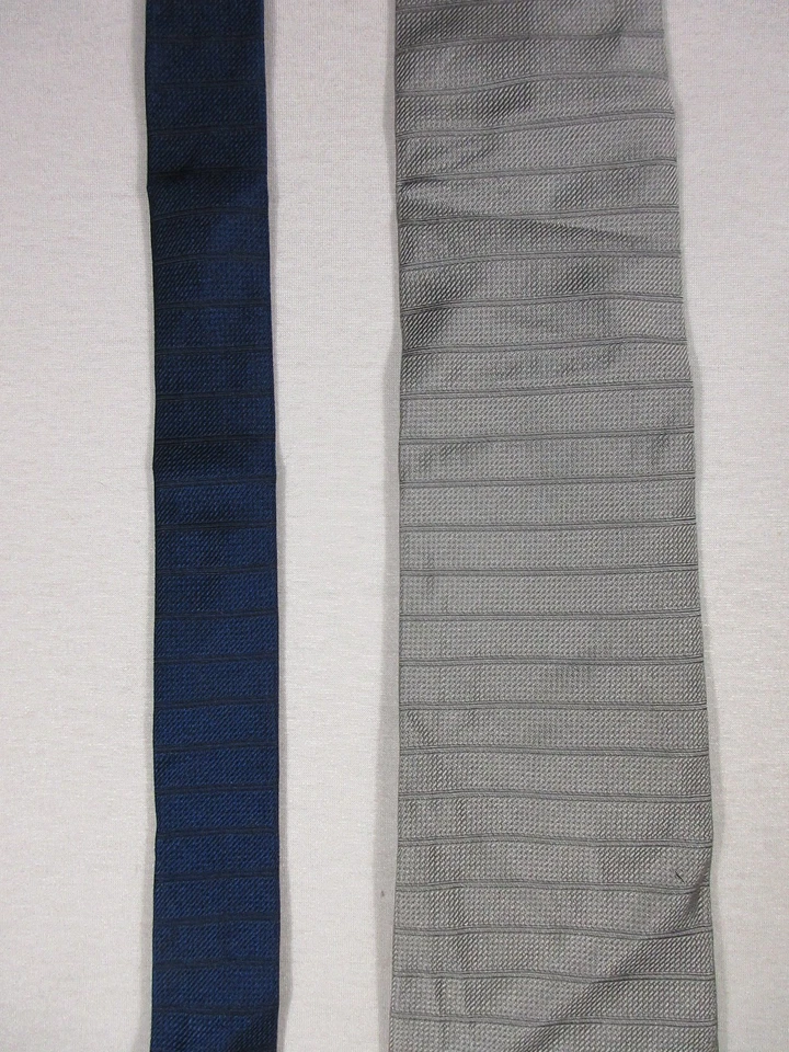 Corbata de cuello Tommy Hilfiger 100 % seda estampado de puntada Seersucker Foto 3 de 4