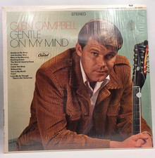 Glen Campbell Gentle on My Mind ( Record lp, Capitol) (No inner sleeve)