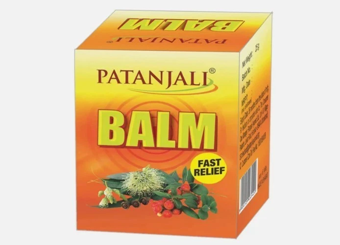 Baume ayurvédique Patanjali paquet de 5 x 25 g pour les maux de tête, le rhum... - Photo 2/3