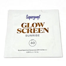 Supergoop! Glow Screen Sunrise SPF 40 Facial Sunscreen Sample .05 fl oz / 1.5 ml
