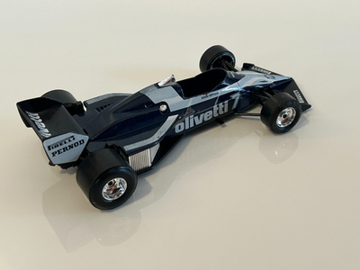 Vintage Burago Brabham BT 52 Race Car Toy Collectible 1:24 Scale