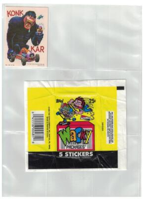 1980 WEIRD WHEELS FULL SET 55 CARDS LIKE WACKY PACKAGES or GARBAGE