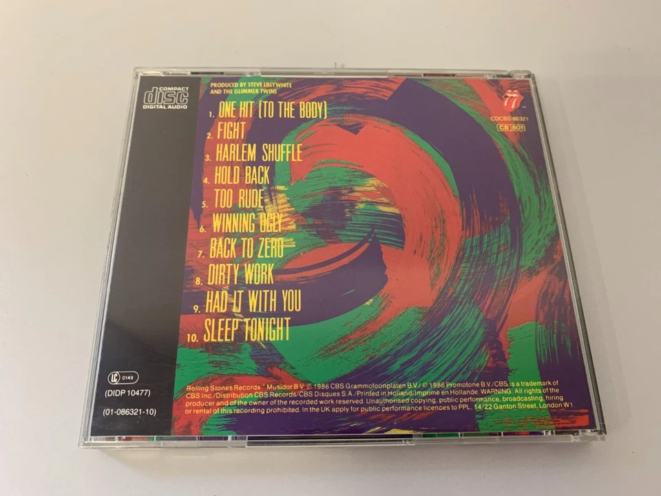 The Rolling Stones – Dirty Work -made in japan- CD Album © 1986 - Bild 3 von 3
