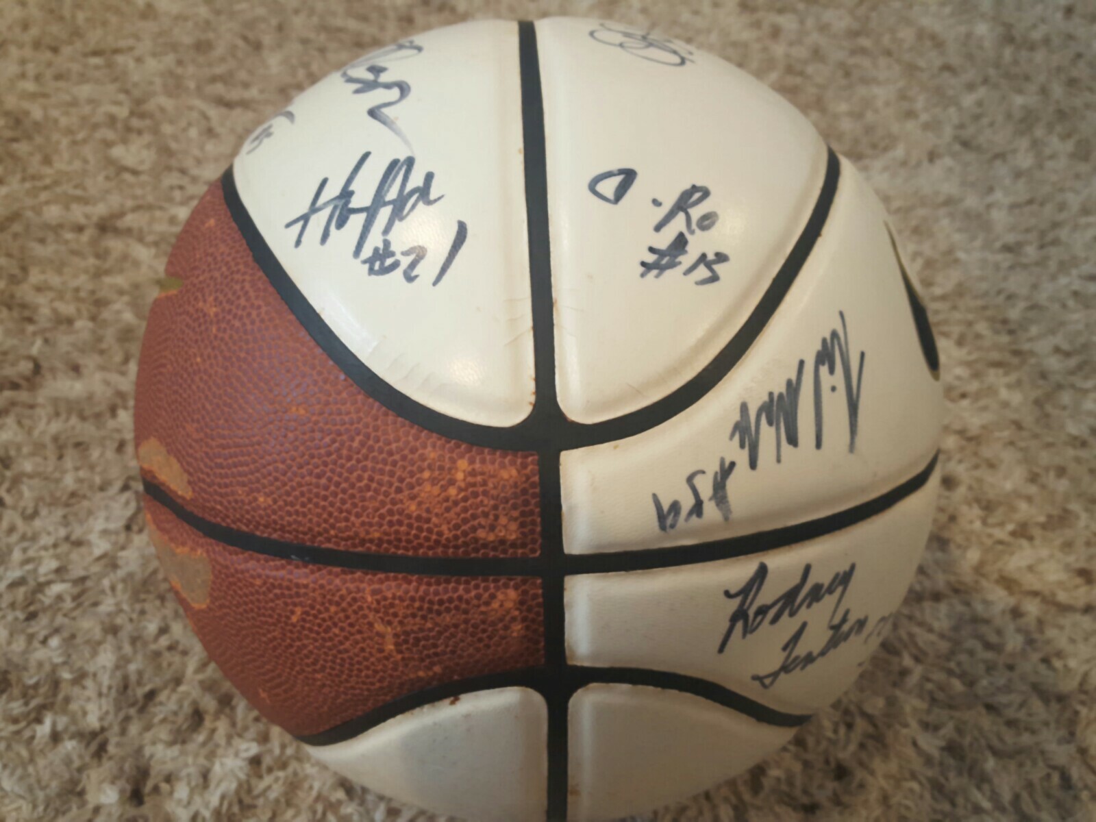 LUTE OLSON Coach and Team Signed Basketball University of AZ Nike eBay