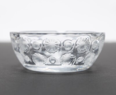 Vintage LALIQUE Tokyo Pattern Art Deco Cigar Ashtray Paris France