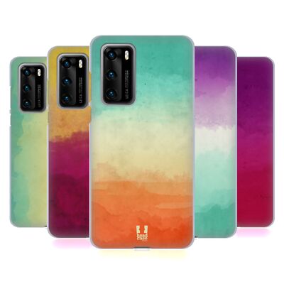 HEAD CASE DESIGNS WATERCOLOURED OMBRE SOFT GEL CASE FOR HUAWEI PHONES 4