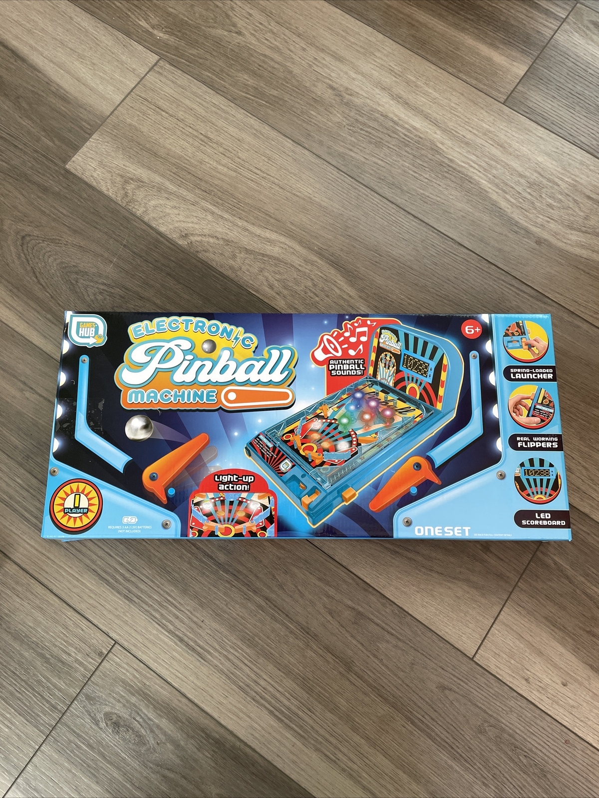 GAMES HUB Electronic Pinball Machine Tabletop Vintage looking