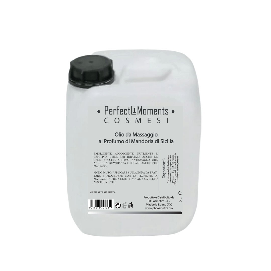 Olio massaggio elasticizzante al profumo di mandorla di Sicilia 5000 ml