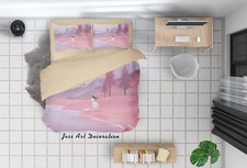 3D Rural Girl Painting Kids Quilt Cover Set Duvet Cover Bedding Pillowcases