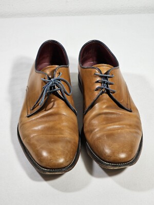 Loake \'Drake\' T Men\'s Size US 11.5 Brown Burnished Calf Leather Dress Shoes Loake  main image 3