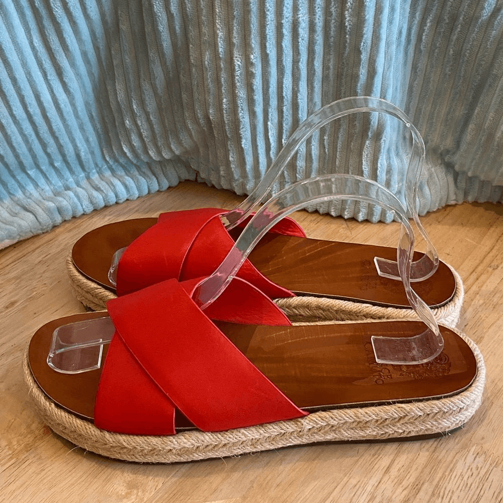 Vince Camuto Red Cross cross sole in sandals