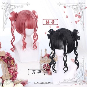 Lolita Cosplay Women Bunches Curly Hair Sweet Girl S Daily Wig Harajuku Hot Ebay