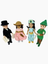 2002 Madame Alexander McDonalds Lot 4 Dolls Peter Pan Groom Teddy Bear Jasmine