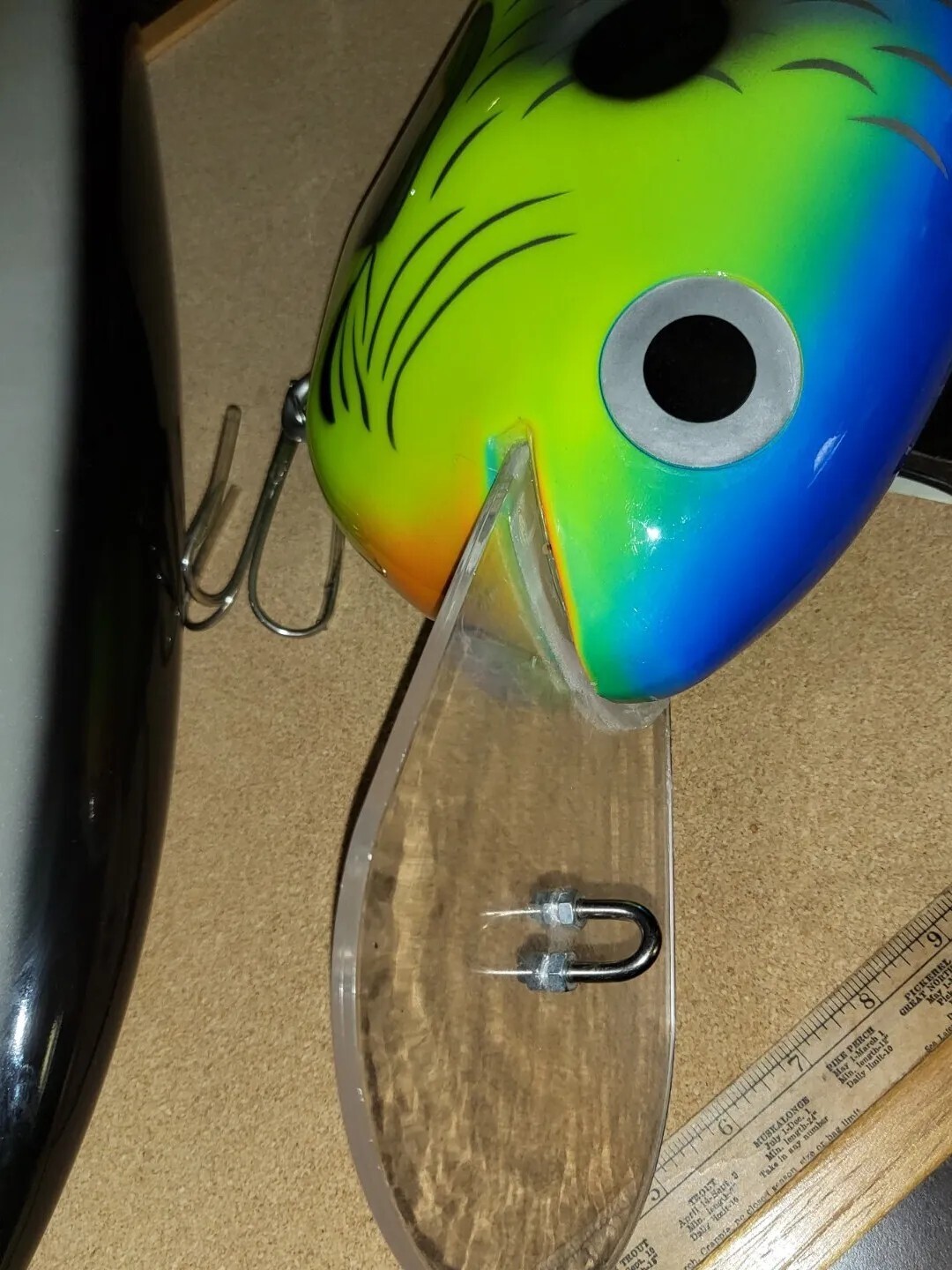 Vintage Collectible Giant Rapala Giant DT Display Lure Lot Rare Limited