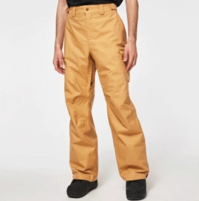 OAKLEY Men's PIVOT CARGO Shell Snow Pants - Light Curry OAKLEY Men's PIVOT CARGO Shell Snow Pants - Light Curry
