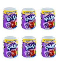Kool-aid Grape Soft drink Mix 19 Oz Container Pack of 6