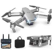 4k E68 RC Drone 4 Axis Aircraft Foldable Quadcopter FPV HD WiFi Camera 3 battery