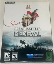 History Channel Great Battles PC Medieval Game Sealed NTSC DVD-ROM 2011 NEW