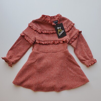 fall dress baby Hurray For Fall Chambray Bodice Flower Dress