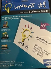 Invent It. Business Cards