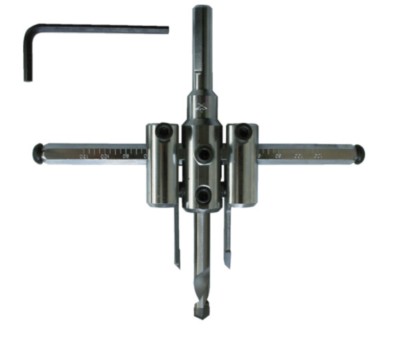 STAR-M ADJUSTABLE CIRCLE CUTTER HIGH CARBON TYPE (30～120mm) 36T MADE IN JAPAN