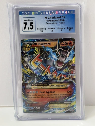 Pokémon Generations M Charizard EX Holo (12/83) - 2016 CGC 7.5