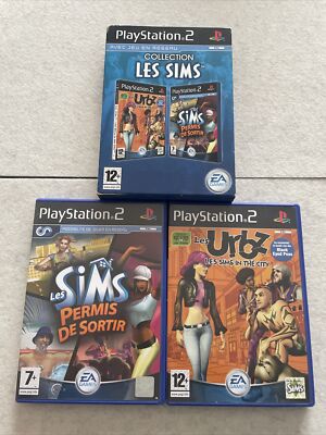 PlayStation 2 - Les Sims Coffret Pack Duo - Complet Et En Très Bon état (FRA)