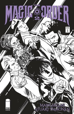 Magic Order 2 #1 2021 Unread Stuart Immonen B&W Variant Cover B Image Comic Book