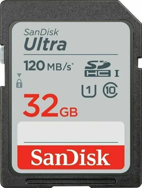 SanDisk Ultra 32GB SD SDHC Flash Memory Card Class 10 120MB/s New - Image 1 of 1