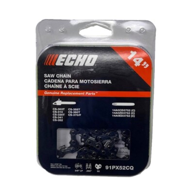 Catena Per Motosega Semi-scalpello 3/8″ .050″ 56 DL – Per Echo CS 310, 352, 3000