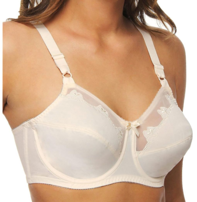Bali Women's Flower Underwire Bra - Classic Light Beige Support & Comfort, Sizes Up To 50DDD - View #14